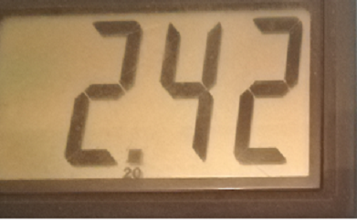 valor muy aproximado del calculado