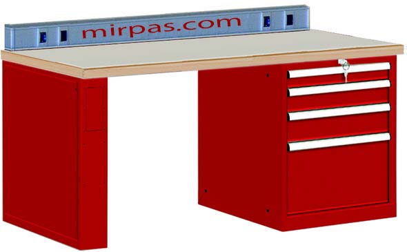 Una buena mesa de trabajo te facilitará el trabajo al poder ordenar los componentes y herramientas que usarás en tus prácticas Mesa de trabajo