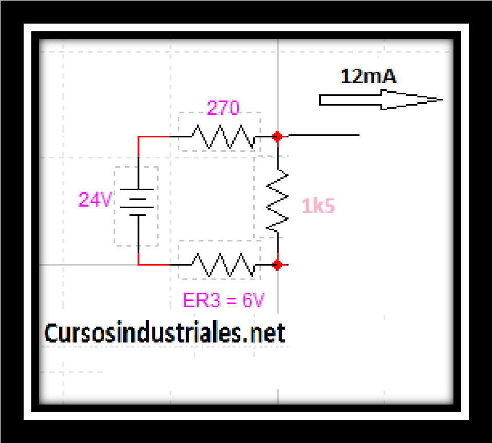 resolución de circuito por mallas
