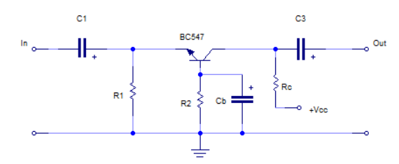 amplificador en base común