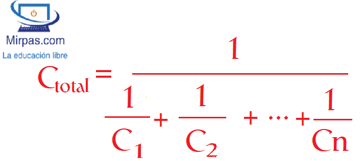 formula para más de dos condensadores