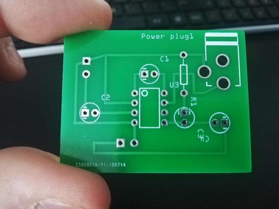 Placa impresa construida