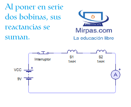 inductancias en serie