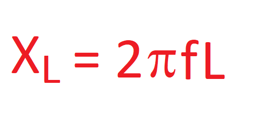 formula reactancia inductiva