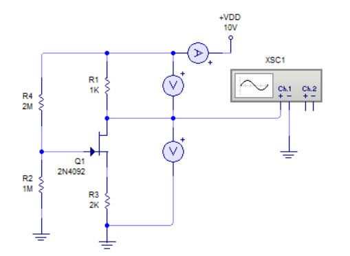 polarización de JFET