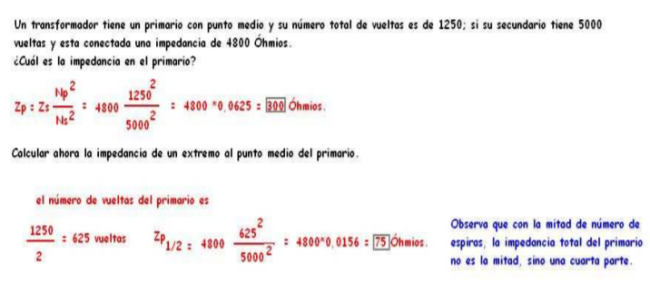 adpatación de impedancias