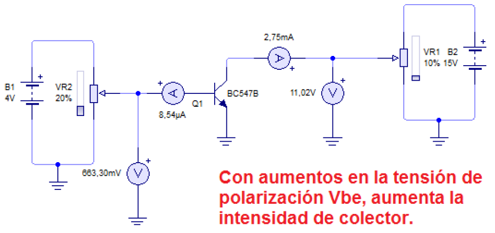 Calcular los valores de tensión con un 20% del potenciómetro