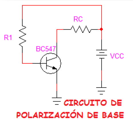 Circuito de polarización de base