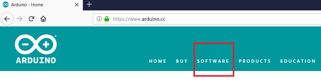 entra en la página de arduino