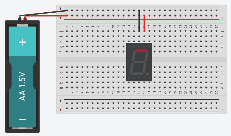 Conectar el display solo la parte superior