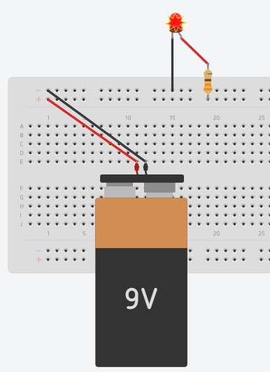 diodo con resistencia limitadora