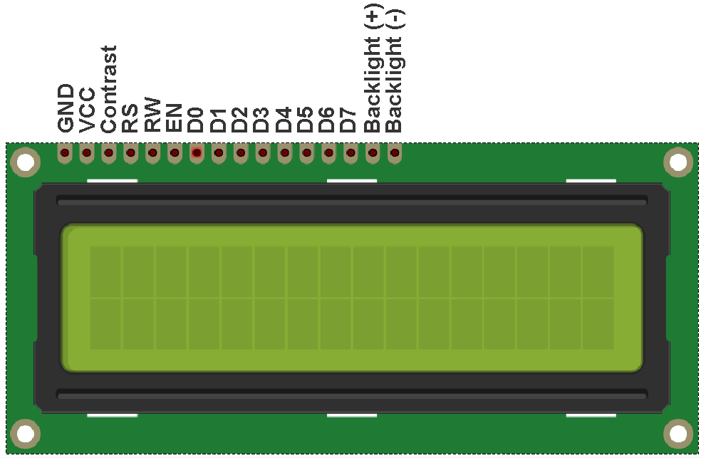 conexionado del LCD
