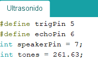 declaración de variables