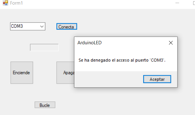 Puerto COM3 utilizado por otra aplicación