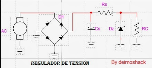 Fuente de alimentación regulada.