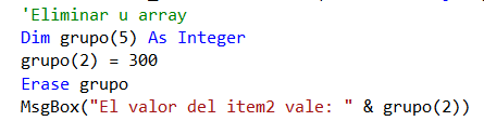 eliminar un array con erase