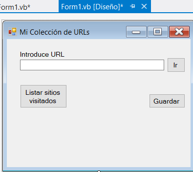 botón para guardar la lista