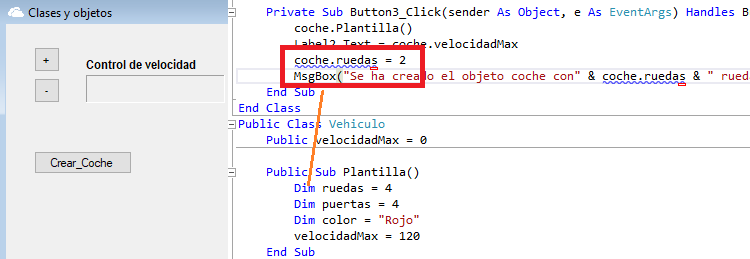 Las variables creadas dentro de un método serán siempre públicas