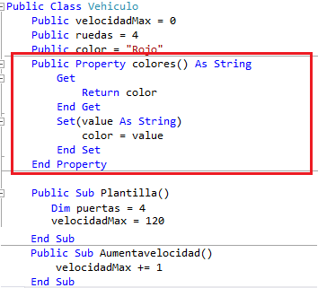creación de estructura Property en VB.NET
