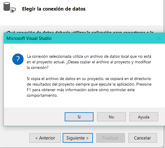 copia la base de datos access al proyecto de vb.net