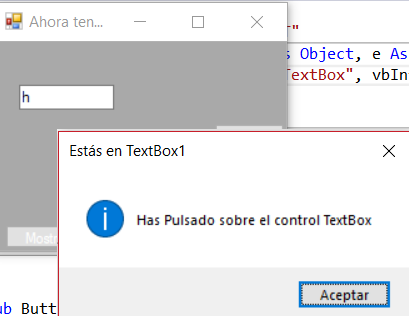 evento textchenged