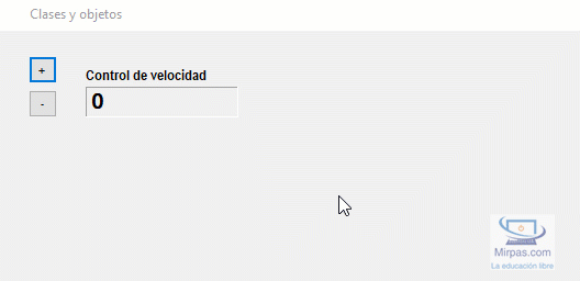 Funcionamiento del control de velocidad