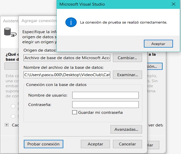 Conexión a bases de datos ACCESS con ADO.NET
