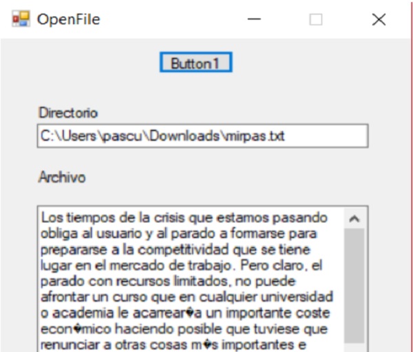 Manipulación de archivos