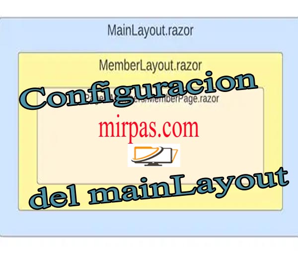 Mainlayout blazor
