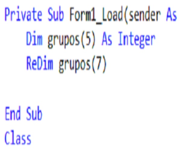 Arrays en VB.NET