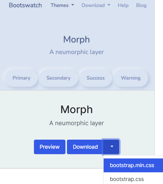 Descarga de estilo bootstrap desde bootswatch.com