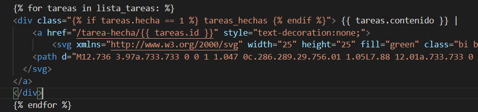 llamar a la función de seleccionar tarea y la clase del css