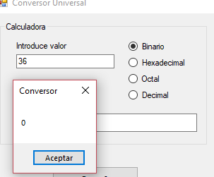 Establecer las divisiones