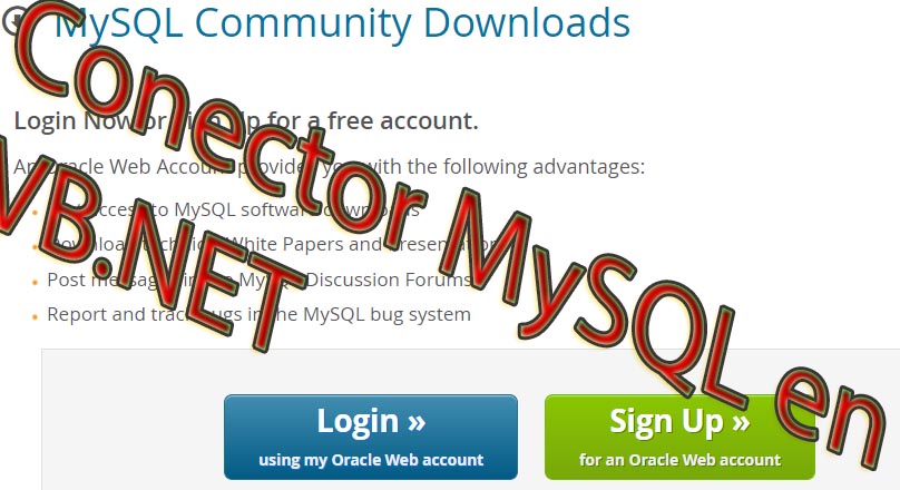 VB.NET y Mysql. Conector de base de datos.