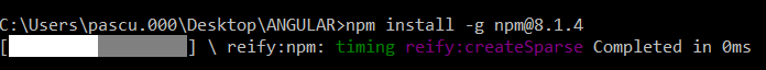 actualizar gestor de dependencias npm