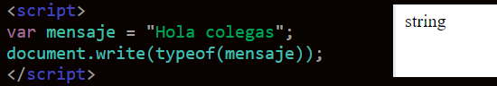 operador typeof