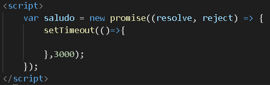 promise con un temporizador
