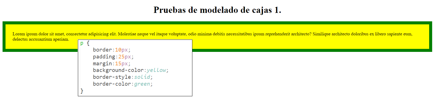 modelo de cajas en CSS3