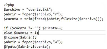código PHP
