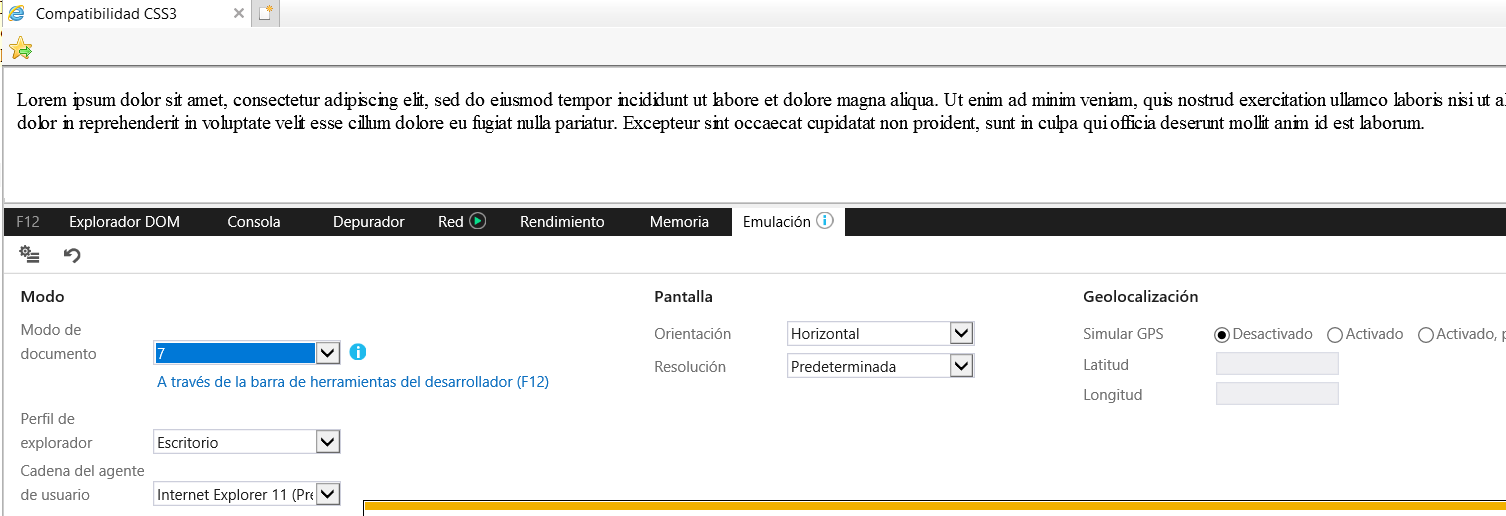uso de media queries de pantalla