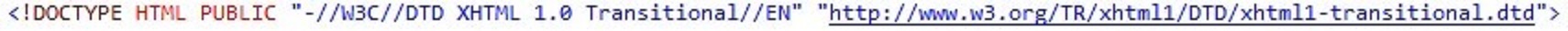 Doctype en HTML4