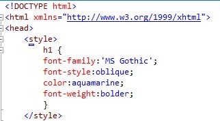 regla en CSS