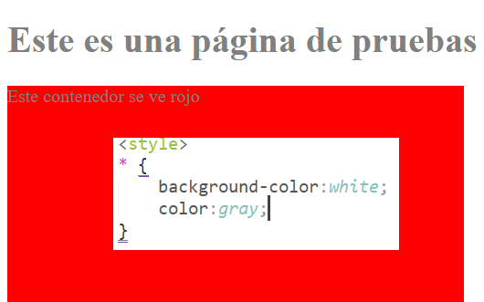 Aplica el estilo a todos los elementos