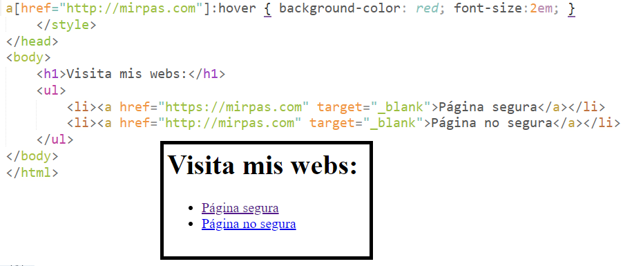 Atributo de contenido