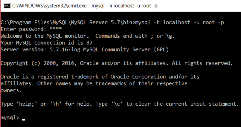 entrar en localhost con usuario root