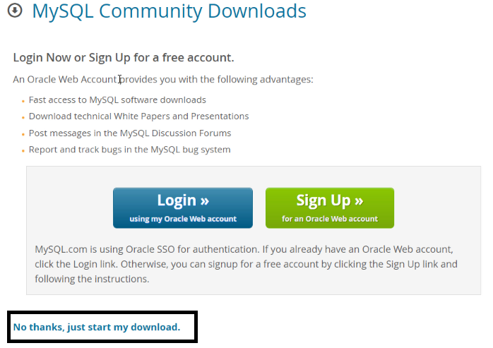 posibilidad de registrarte en el sistema Oracle