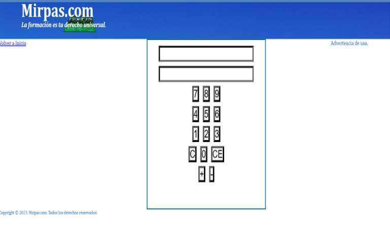 Pre final de la APP calculadora.