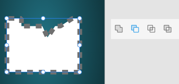 restar dos formas para crear otra personalizada