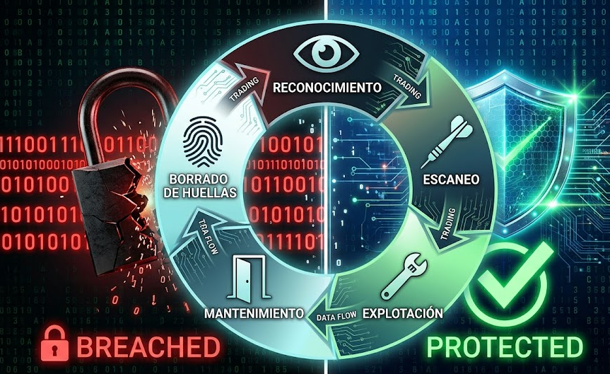 Ciclo de vida de un ataque informático