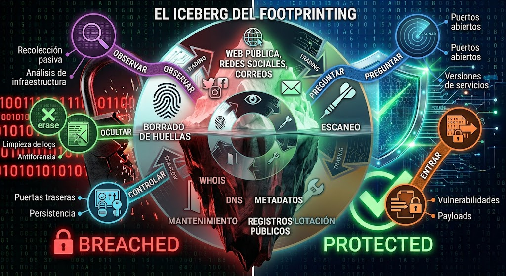 Iceberg del footprinting